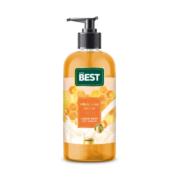 ECOBEST Liquid Soap Honey Milk 400ML