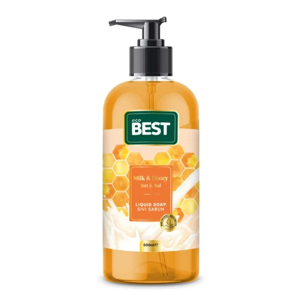 ECOBEST Liquid Soap Honey Milk 500ML