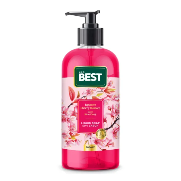 ECOBEST Liquid Soap Japanese Cherry Blossom 500ML