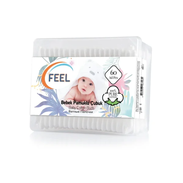 FEEL Bebek Pamuklu Çubuk 60'lı